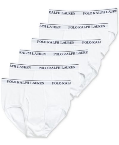 Мужские классические трусы Polo Ralph Lauren, упаковка 6 шт.