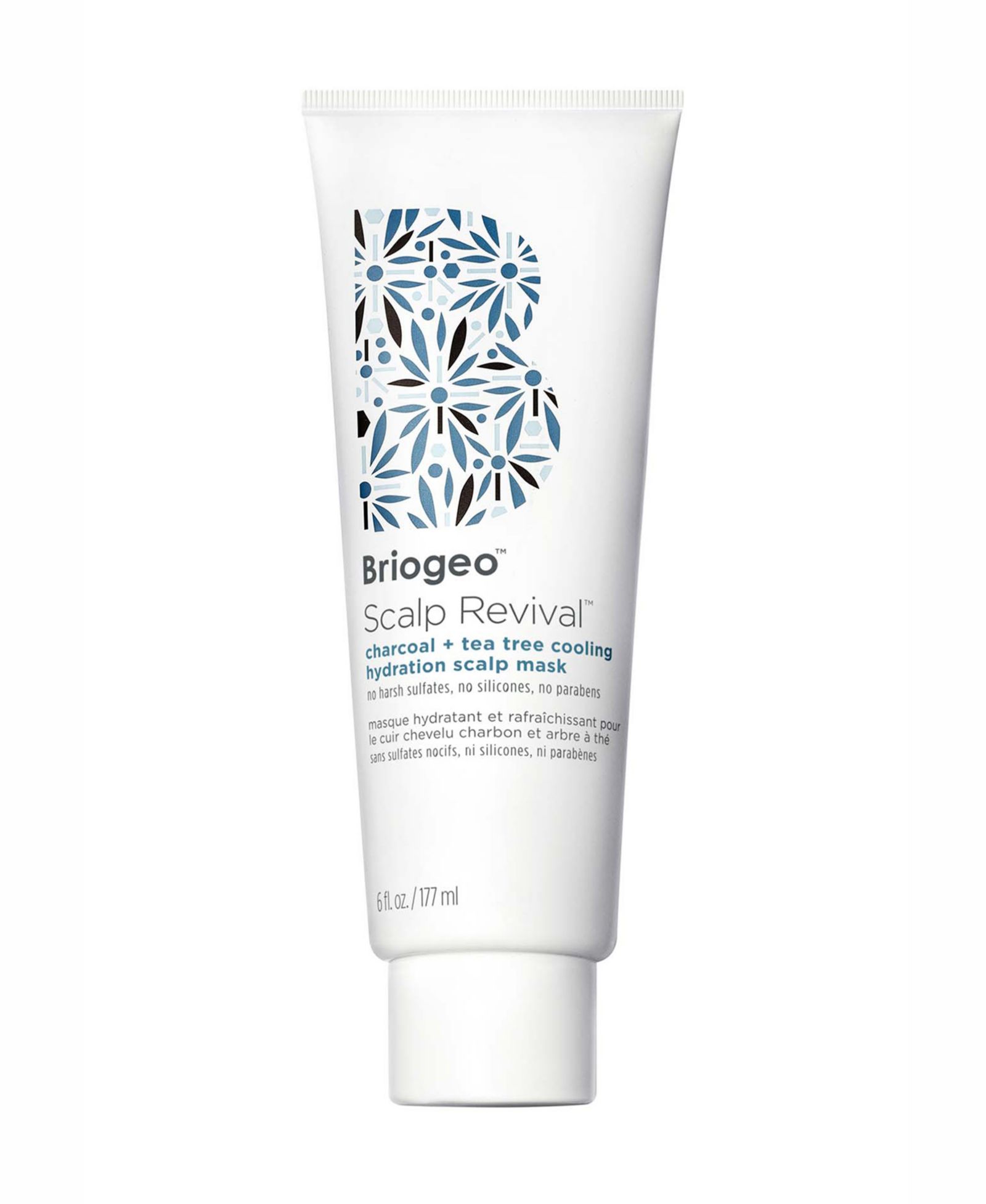 Briogeo Scalp Revival Charcoal + Tea Tree Cooling Hydration Scalp Mask, 6 oz.