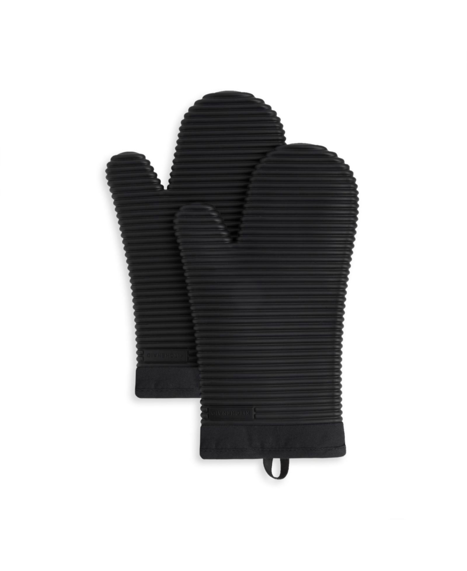KitchenAid Ribbed Soft Silicone 2-Pc. Oven Mitt Set