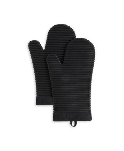 KitchenAid Ribbed Soft Silicone 2-Pc. Oven Mitt Set