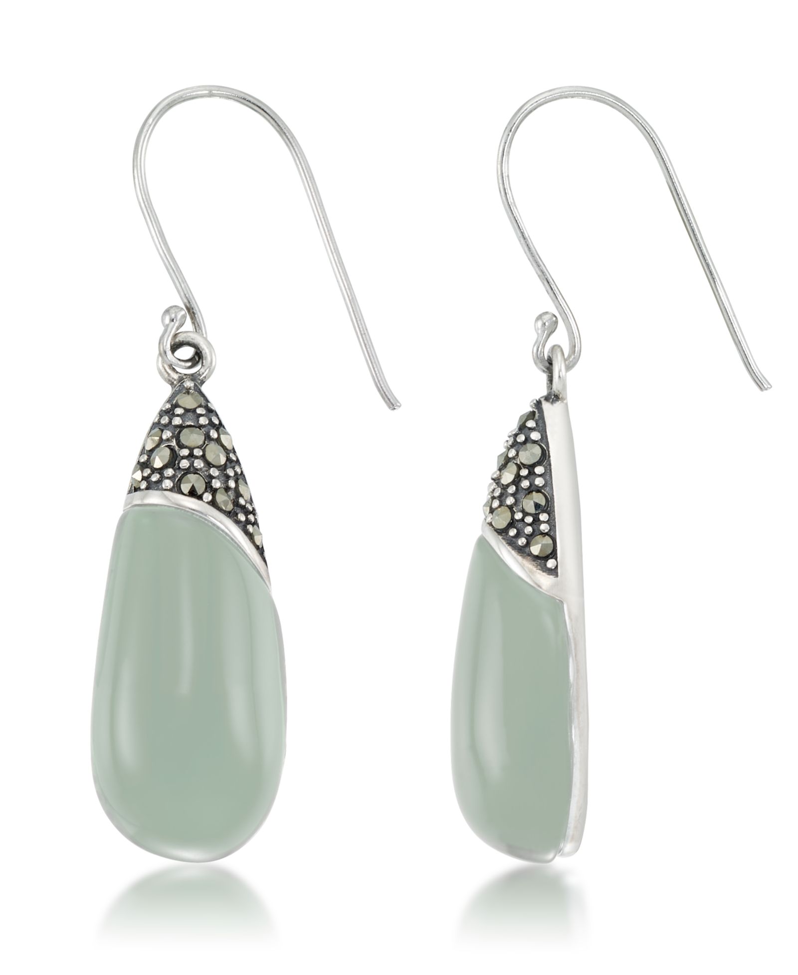 Серьги Jade Elongated Dangle
