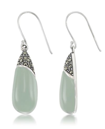 Серьги Jade Elongated Dangle