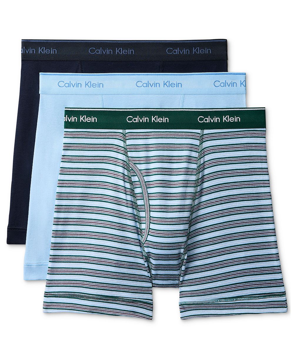 Calvin Klein Men's Cotton Classic Boxer Briefs, 3-Pack