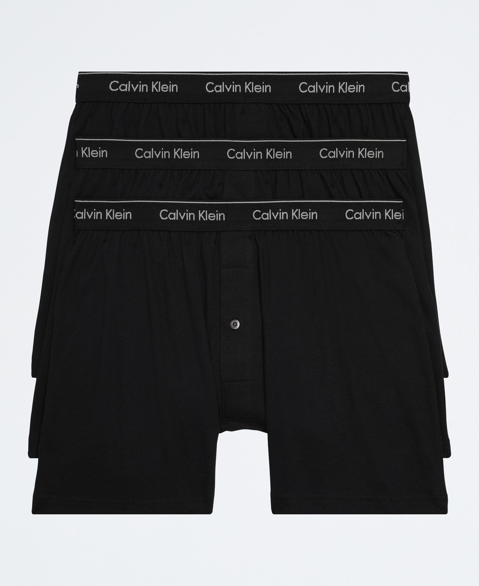 Calvin Klein Men's 3-Pack Cotton Classics Knit Boxers Underwear