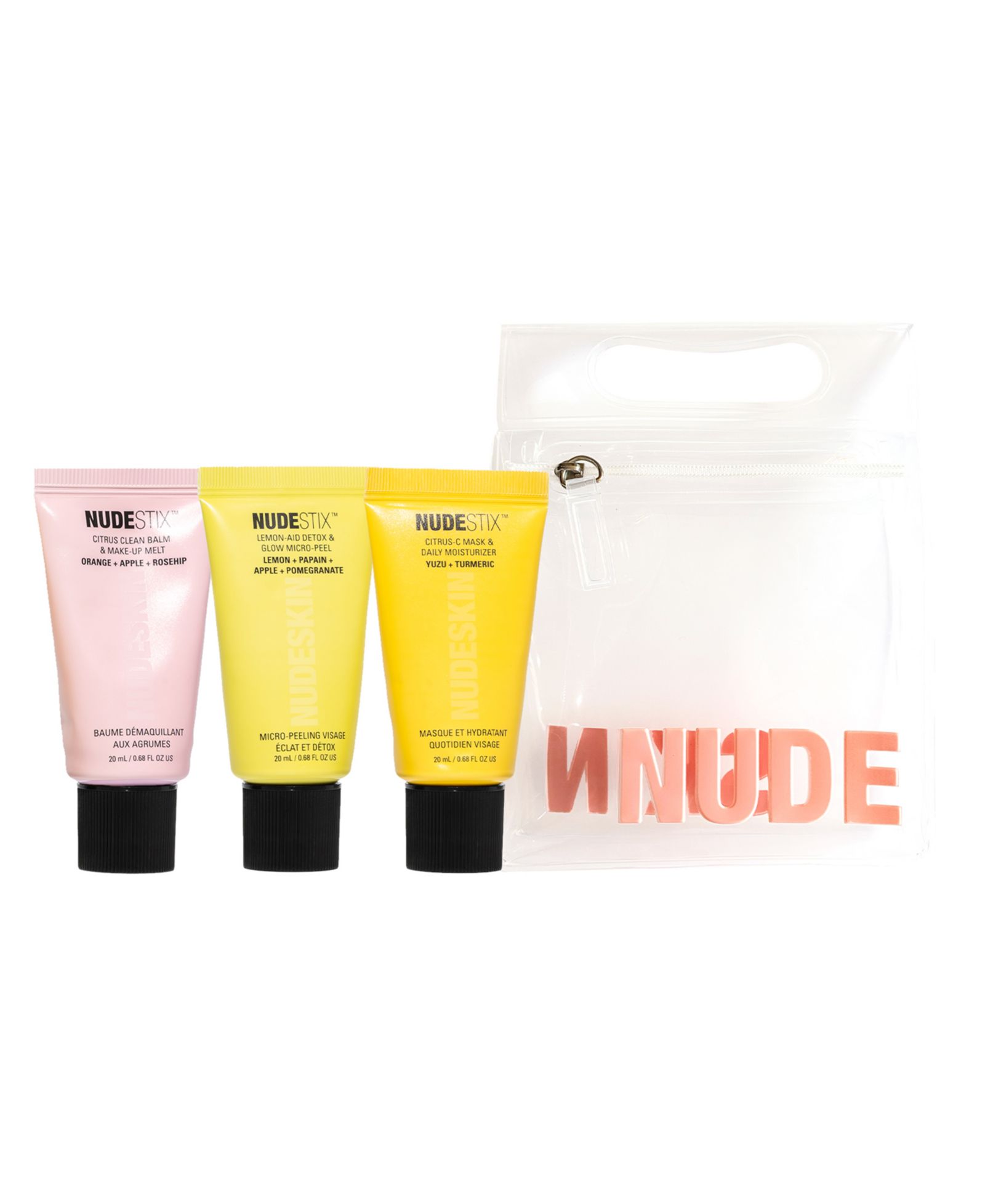 Набор для обновления кожи NUDESTIX Nudeskin Citrus, 3 шт.