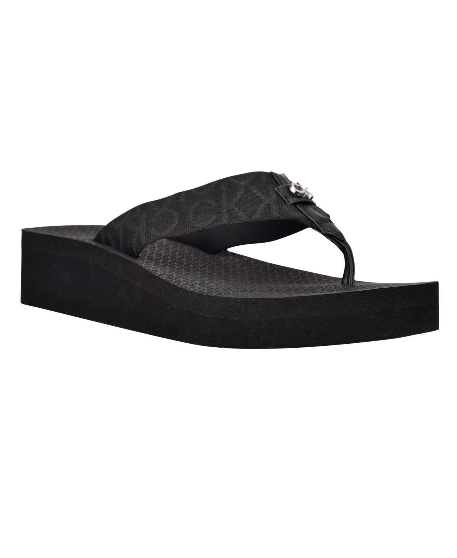 Calvin Klein Women's Meena Logo Platform Flip-Flop Sandals