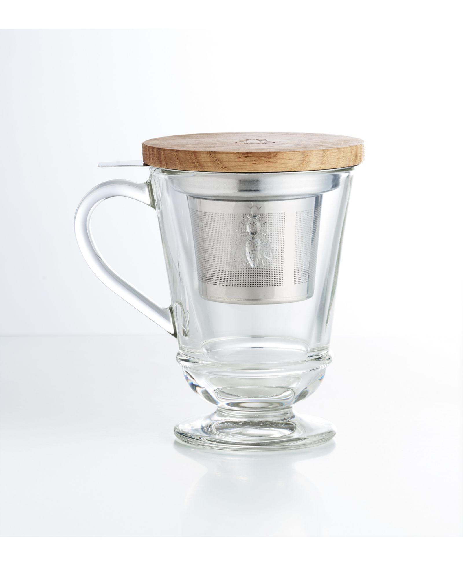 Чайная чашка La Rochère Napoleon Bee 14 Ounce с инфузером и крышкой