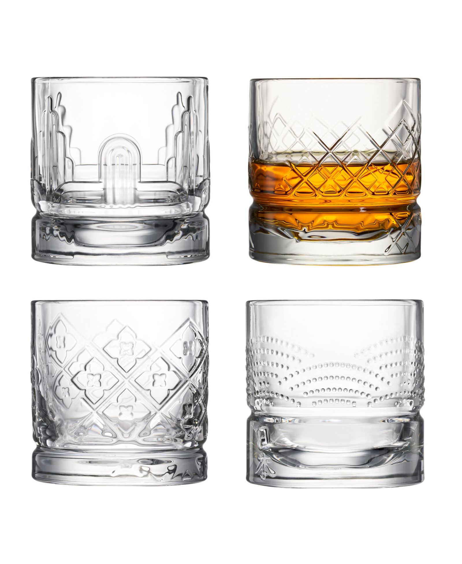 La Rochère Набор виски-стаканов Assorted, 10 oz, 4 шт