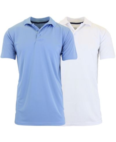 Light Blue and White