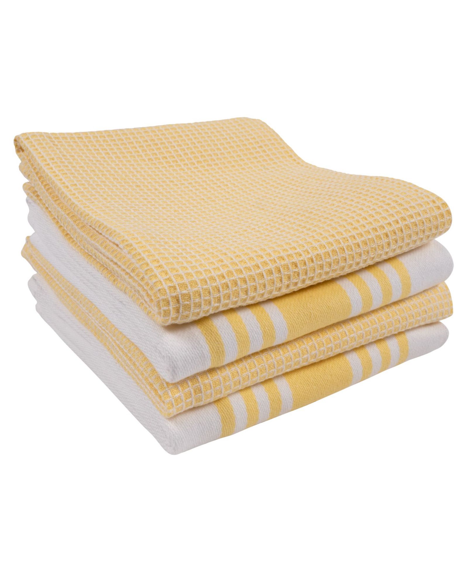 Madison Waffle Kitchen Towel, Set of 4
