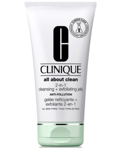Clinique All About Clean™ 2-in-1 Face Cleansing + Exfoliating Jelly Cleanser with Salicylic Acid, 5 oz.