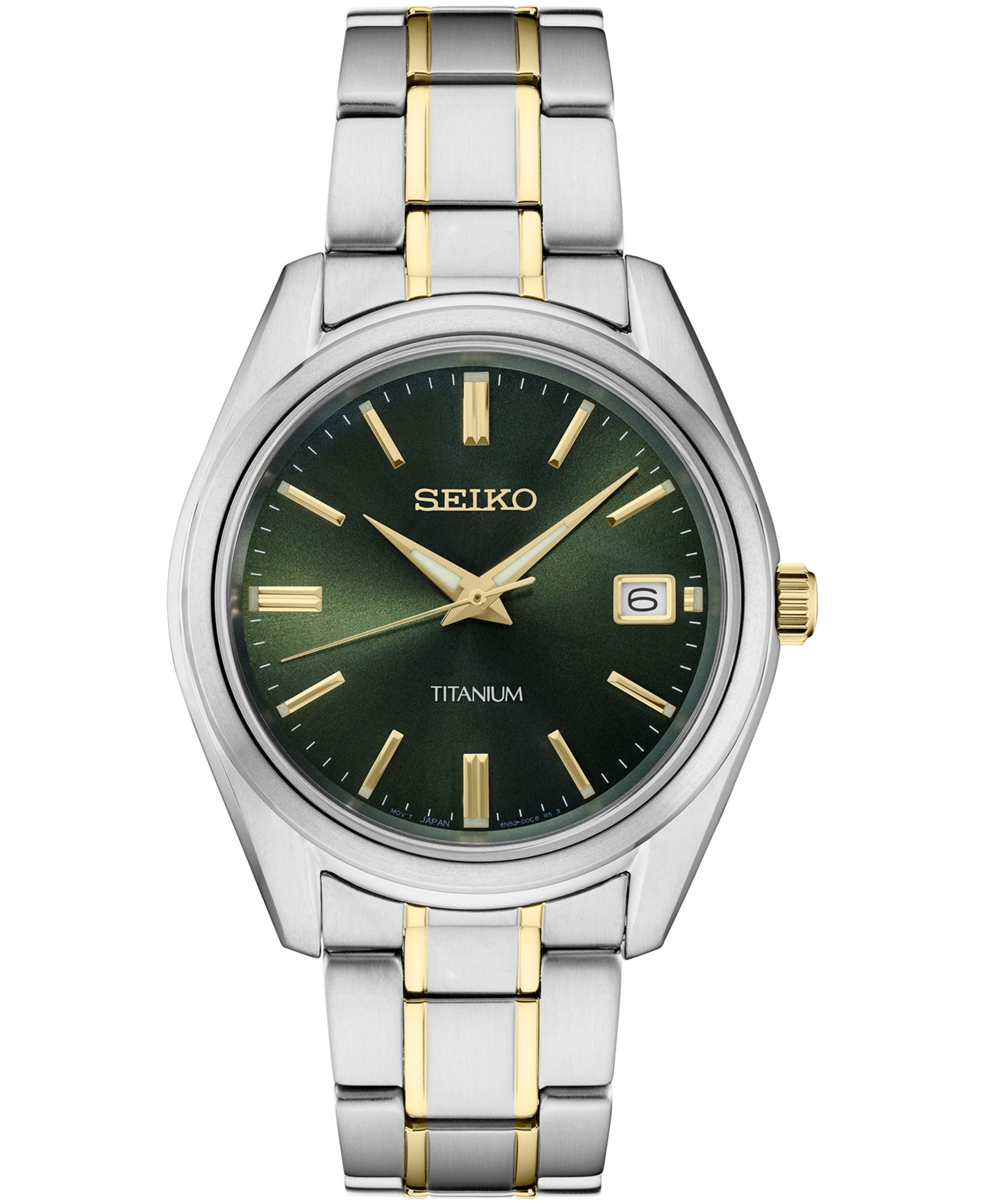 Seiko Men's Essential Two-Tone Titanium Bracelet Watch 40mm