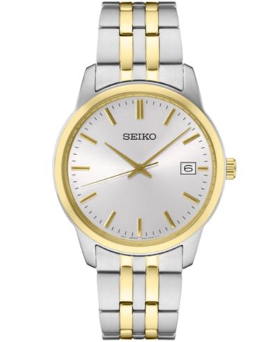 Мужские часы Seiko Essential Two-Tone Stainless Steel, 40mm