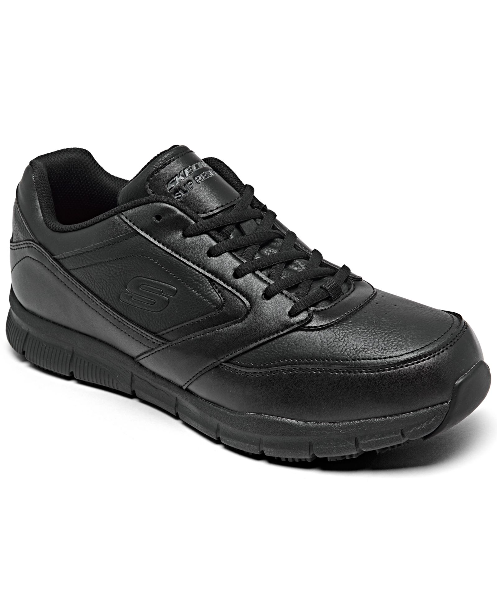 Skechers Men's Work Relaxed Fit- Nampa Slip Resistant Work Casual Sneakers from Finish Line
