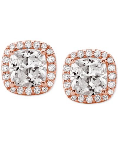 Серьги-гвоздики Michael Kors Cushion Cut Halo