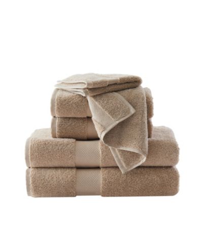 Набор банных полотенец Brooklyn Loom Solid Turkish Cotton, 6 шт