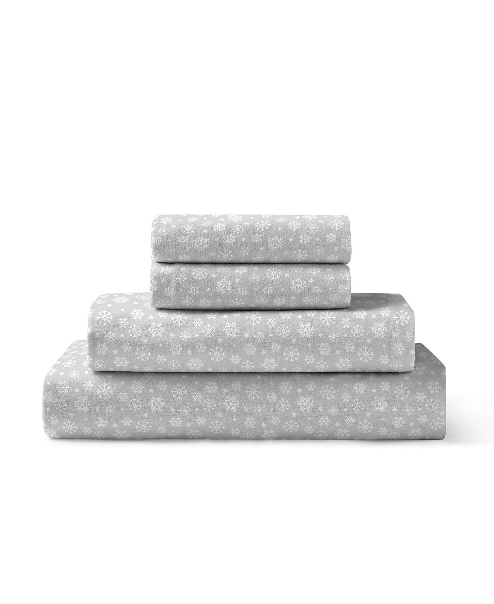 Комплект постельного белья Brielle Home Cotton Flannel 4-Pc. California King
