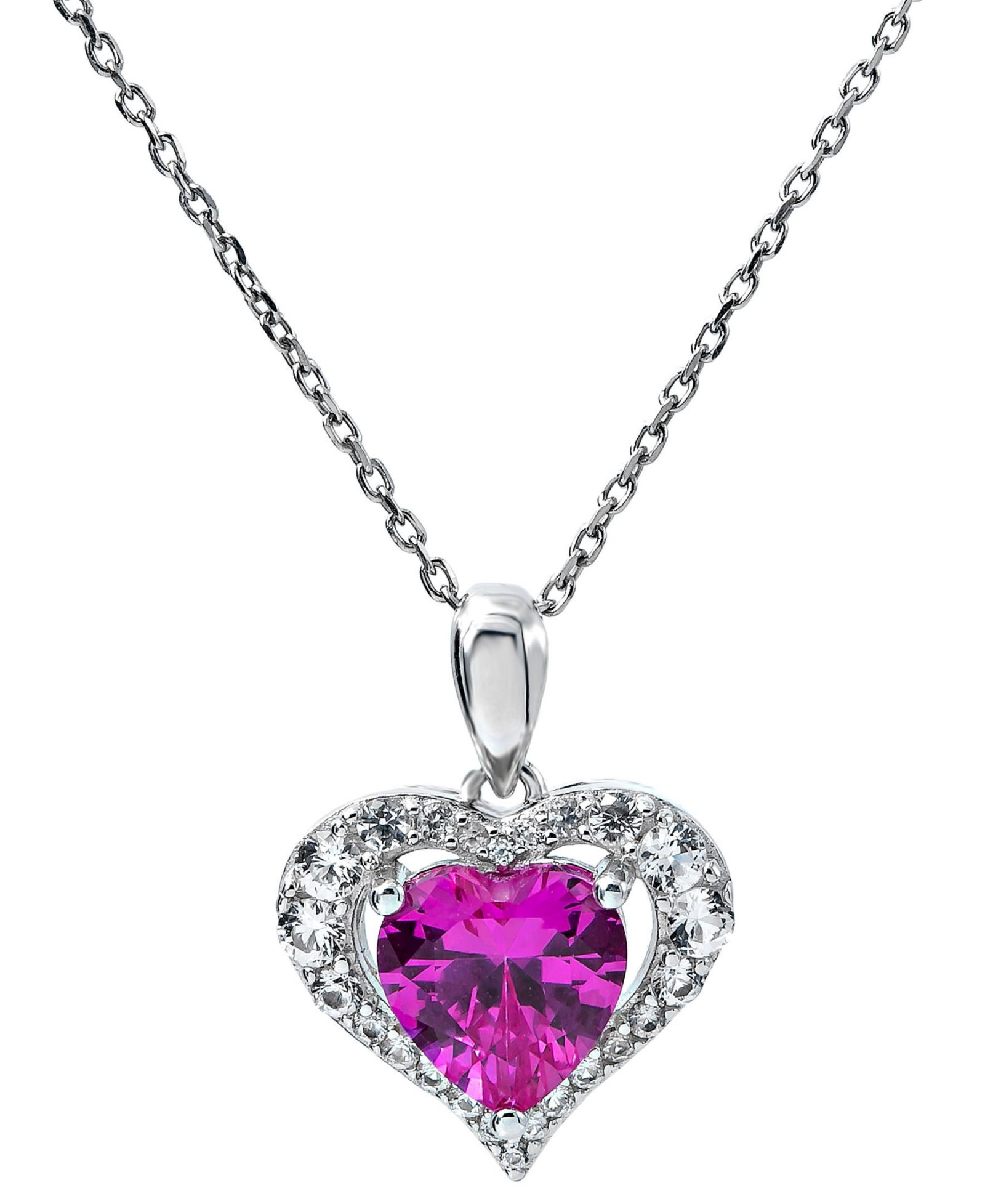 Женское ожерелье с кулоном Heart в Sterling Silver