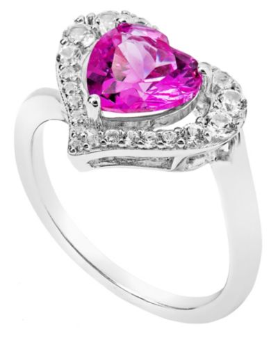 Женское кольцо Macy's Heart в Sterling Silver