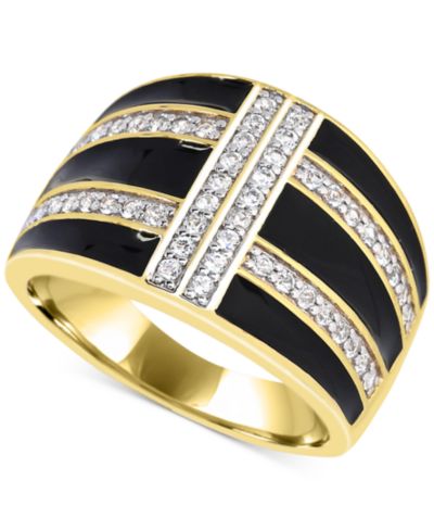 Женское кольцо 14K Gold Plated в Sterling Silver