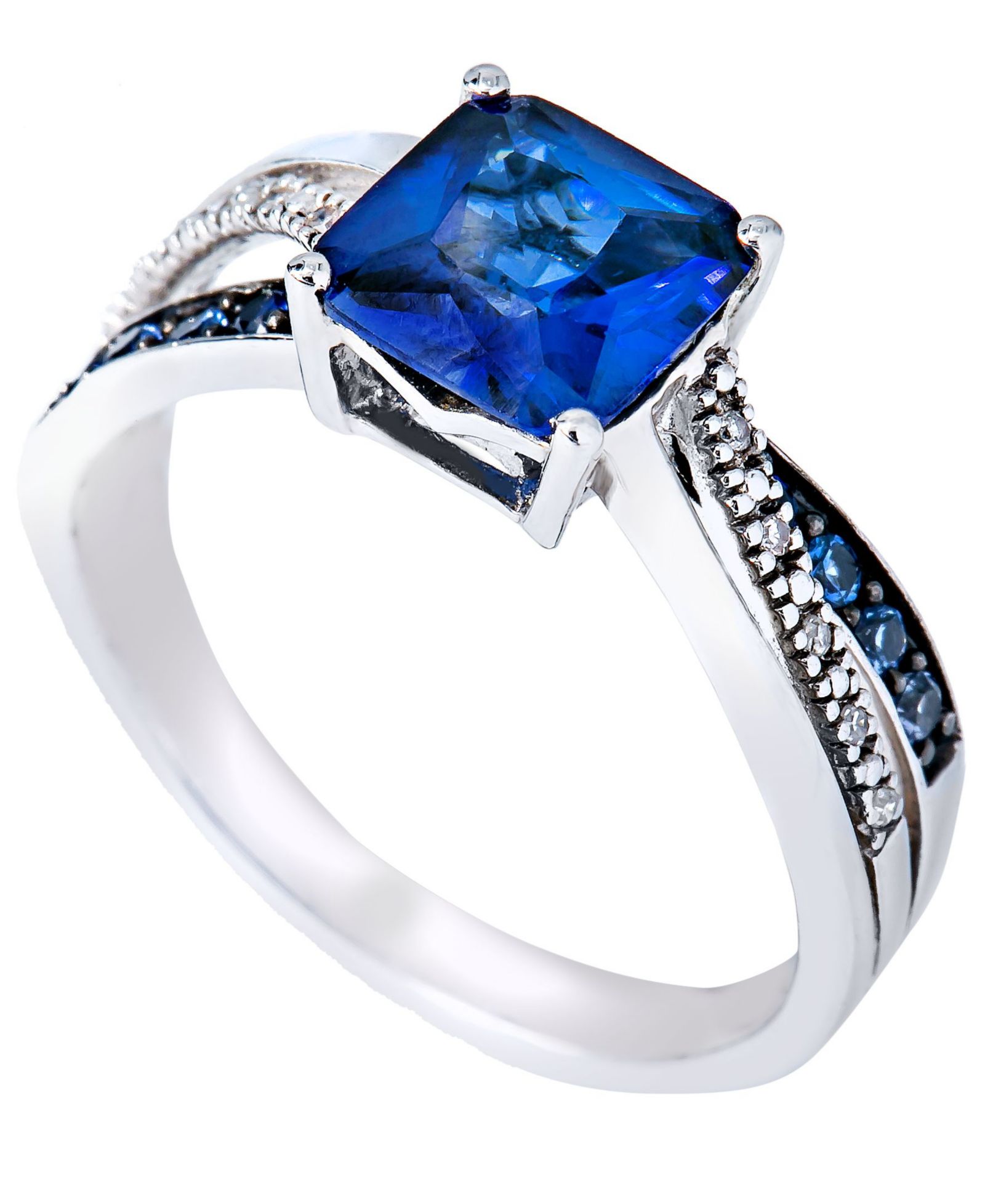 Women's Diamond Accent Ring in Sterling Silver