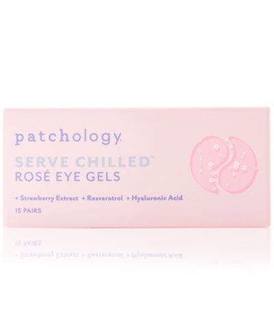 Patchology Serve Chilled Rosé гели для кожи вокруг глаз, 15 пар