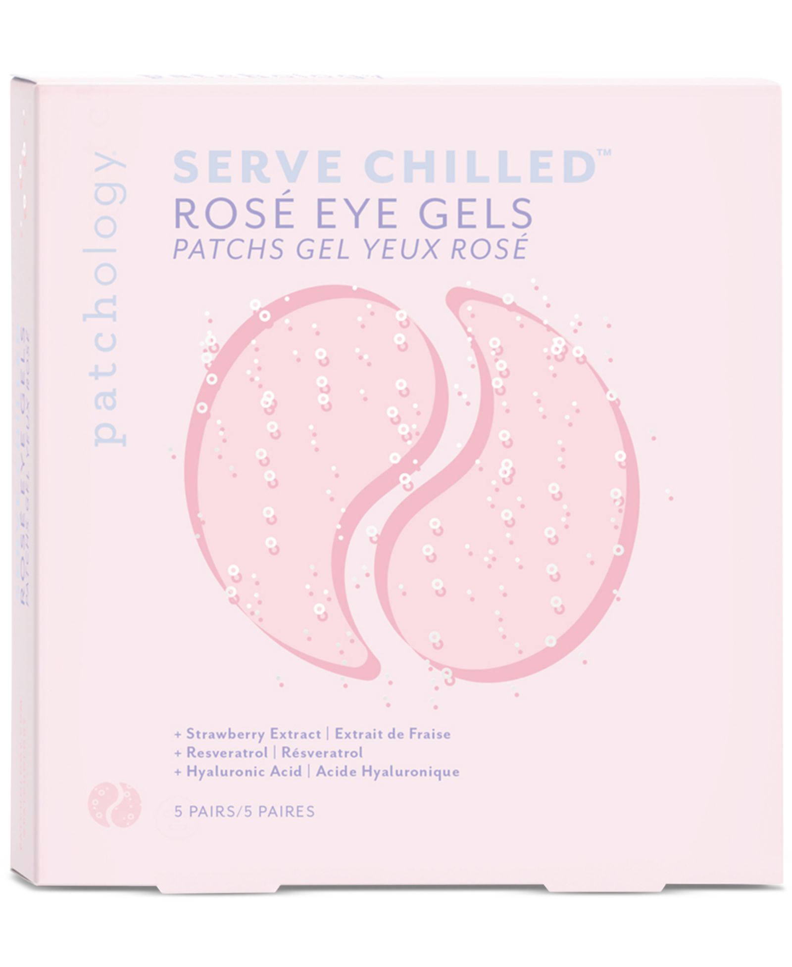 Гели для глаз Patchology Serve Chilled Rosé, 5 пар