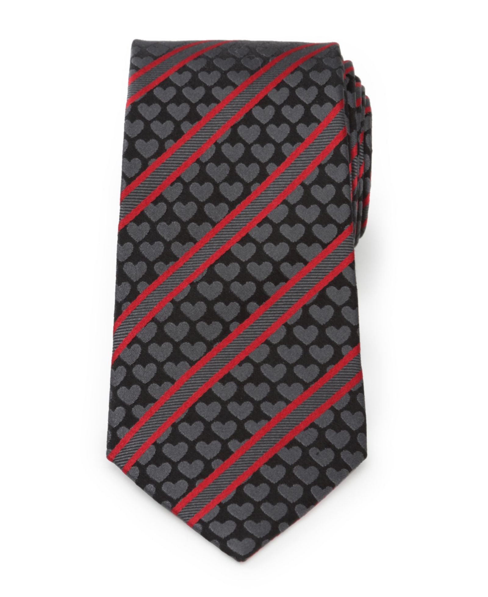 Мужской галстук Heart Striped