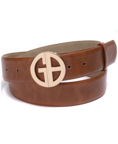 Женский ремень Giani Bernini Signature-Buckle Panel
