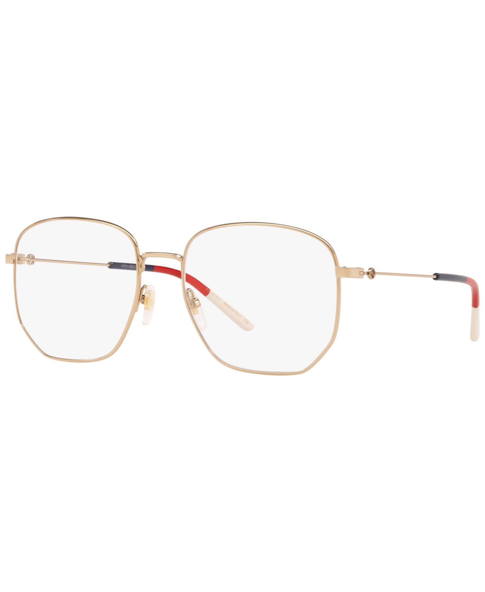 Очки Gucci Woman прямоугольные металлические GG0396O