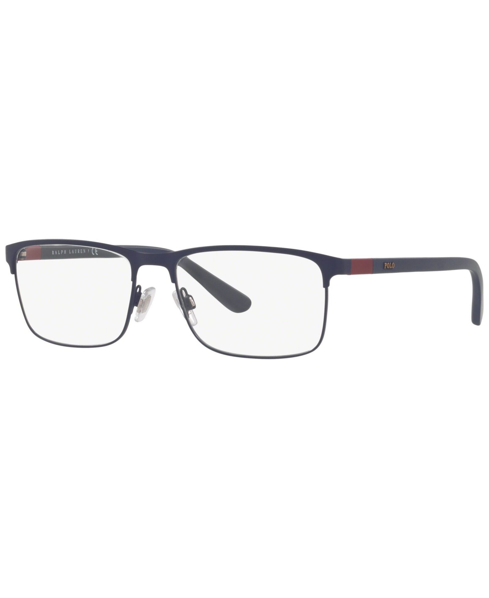 Polo Ralph Lauren прямоугольные очки в металлической оправе PH1190