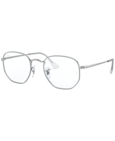 Ray-Ban Унисекс очки RB6448 Hexagonal, металлические, неправильной формы