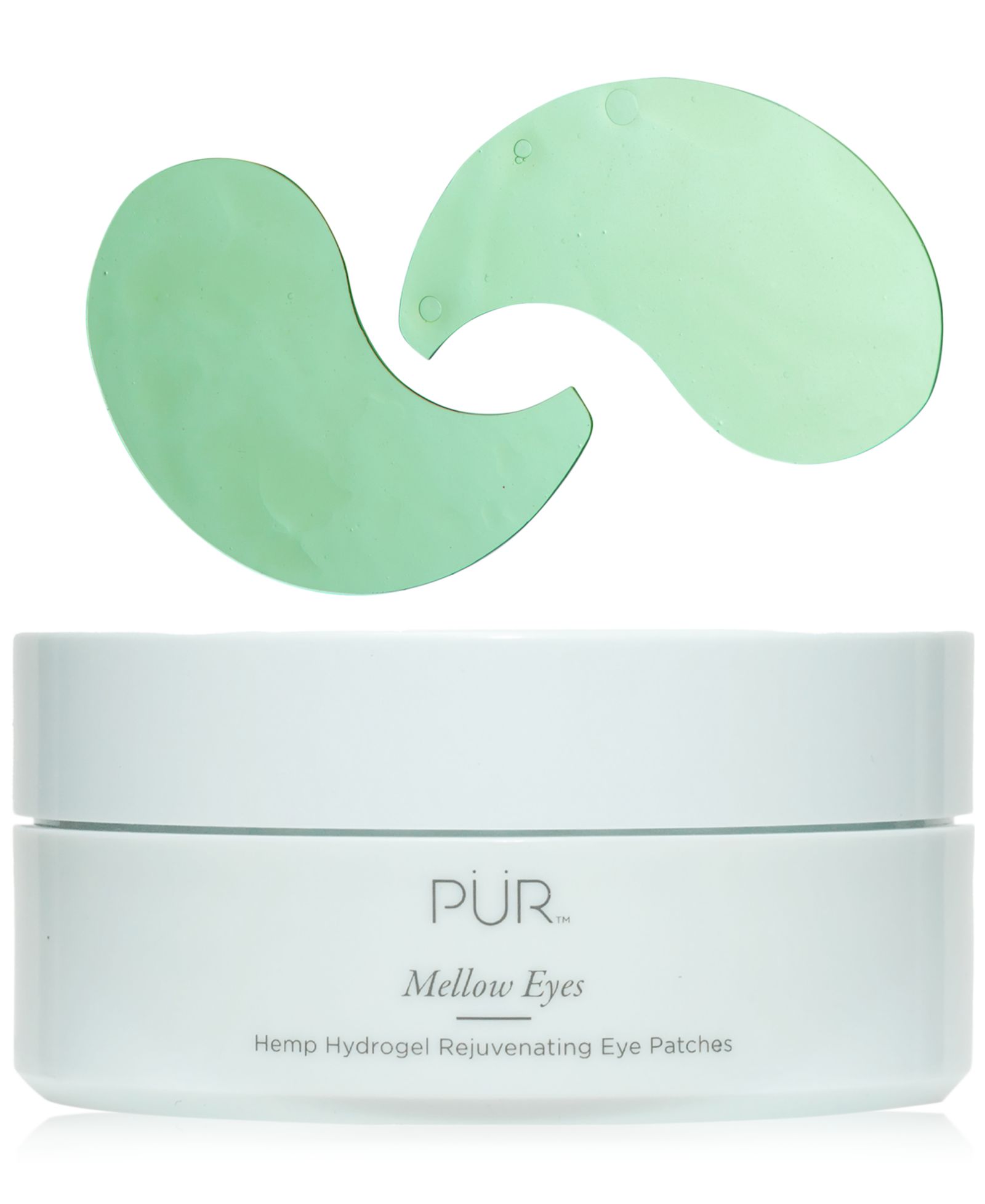 Гидрогелевые патчи для глаз PÜR Mellow Eyes Hemp Rejuvenating