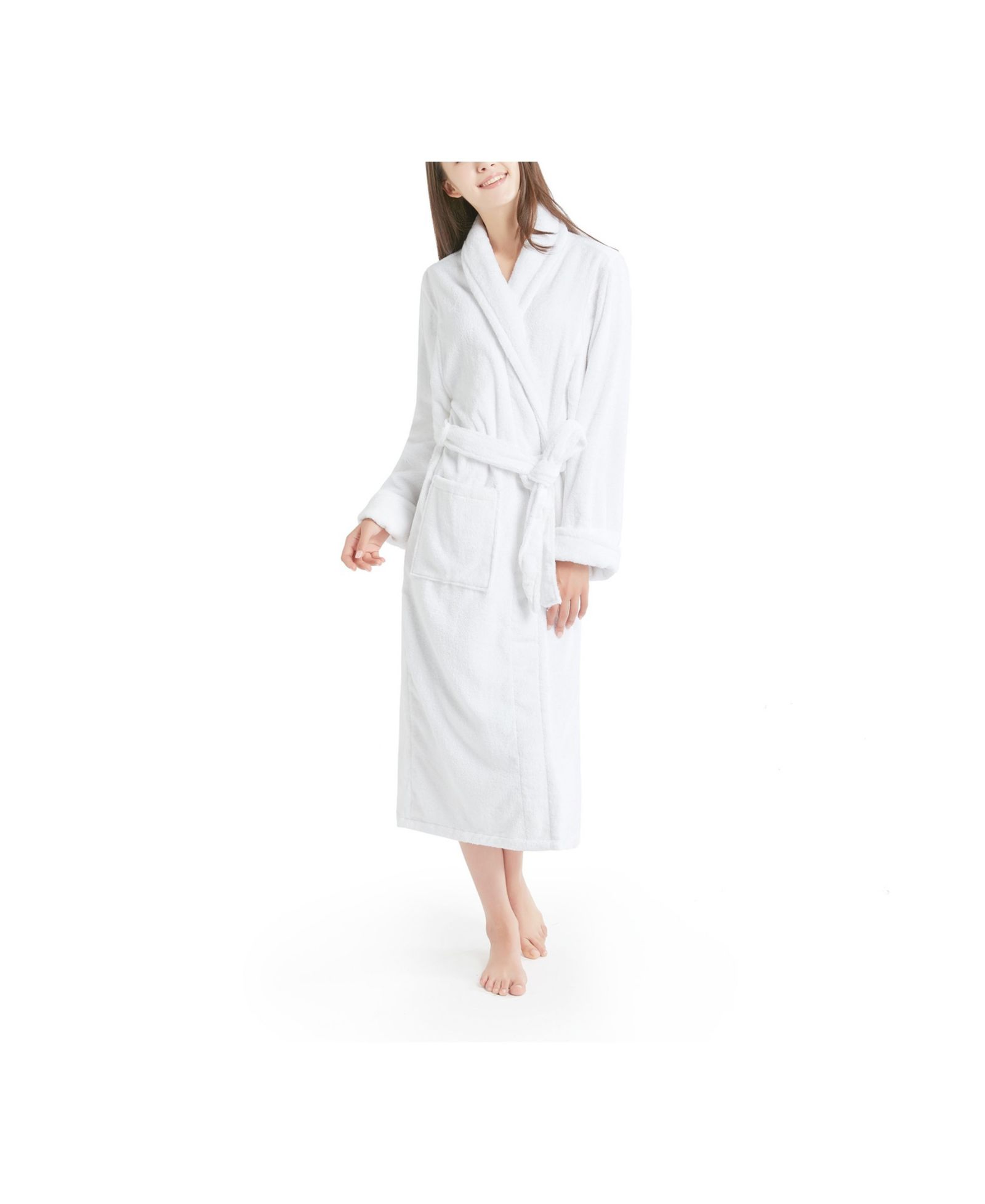 INK+IVY Women's Cotton Terry Robe