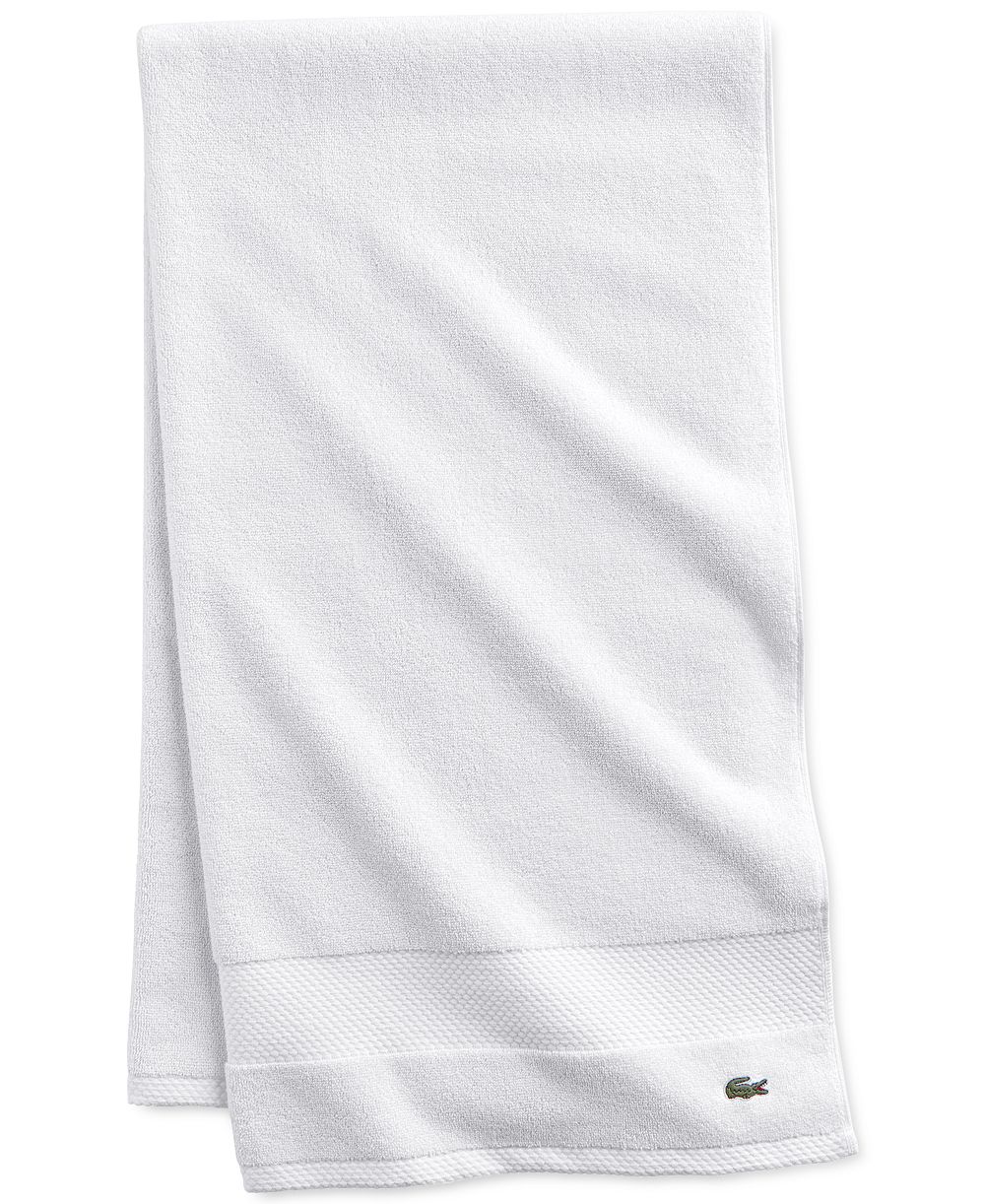 Банное полотенце Lacoste Home Heritage из антибактериального хлока Supima, 30" x 54"