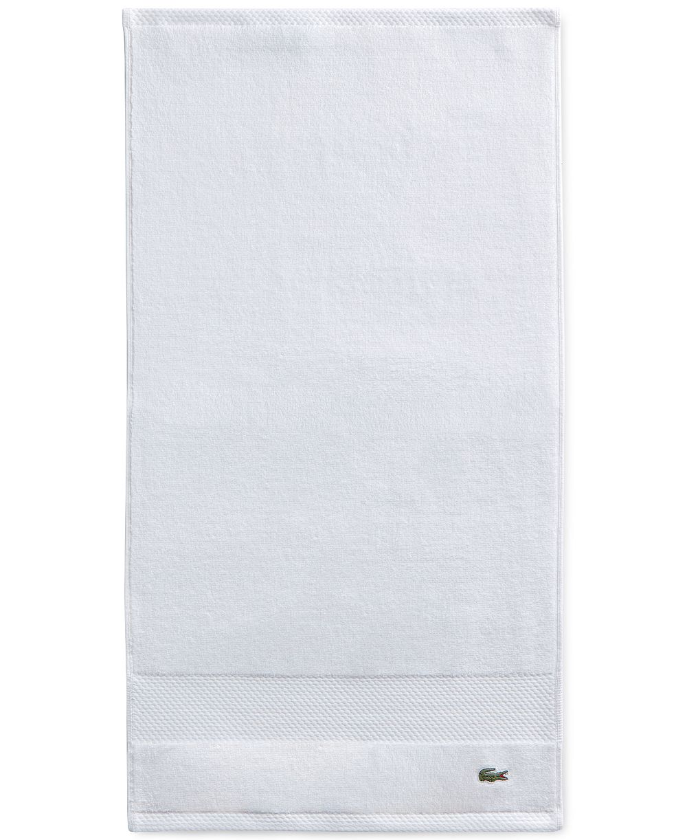 Полотенце для рук Lacoste Home Heritage из антибактериального хлопка Supima, 16" x 30"