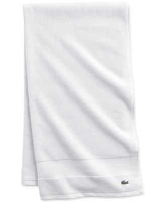 Lacoste Home Heritage антибактериальное банное полотенце из хлопка Supima, 35" x 70"