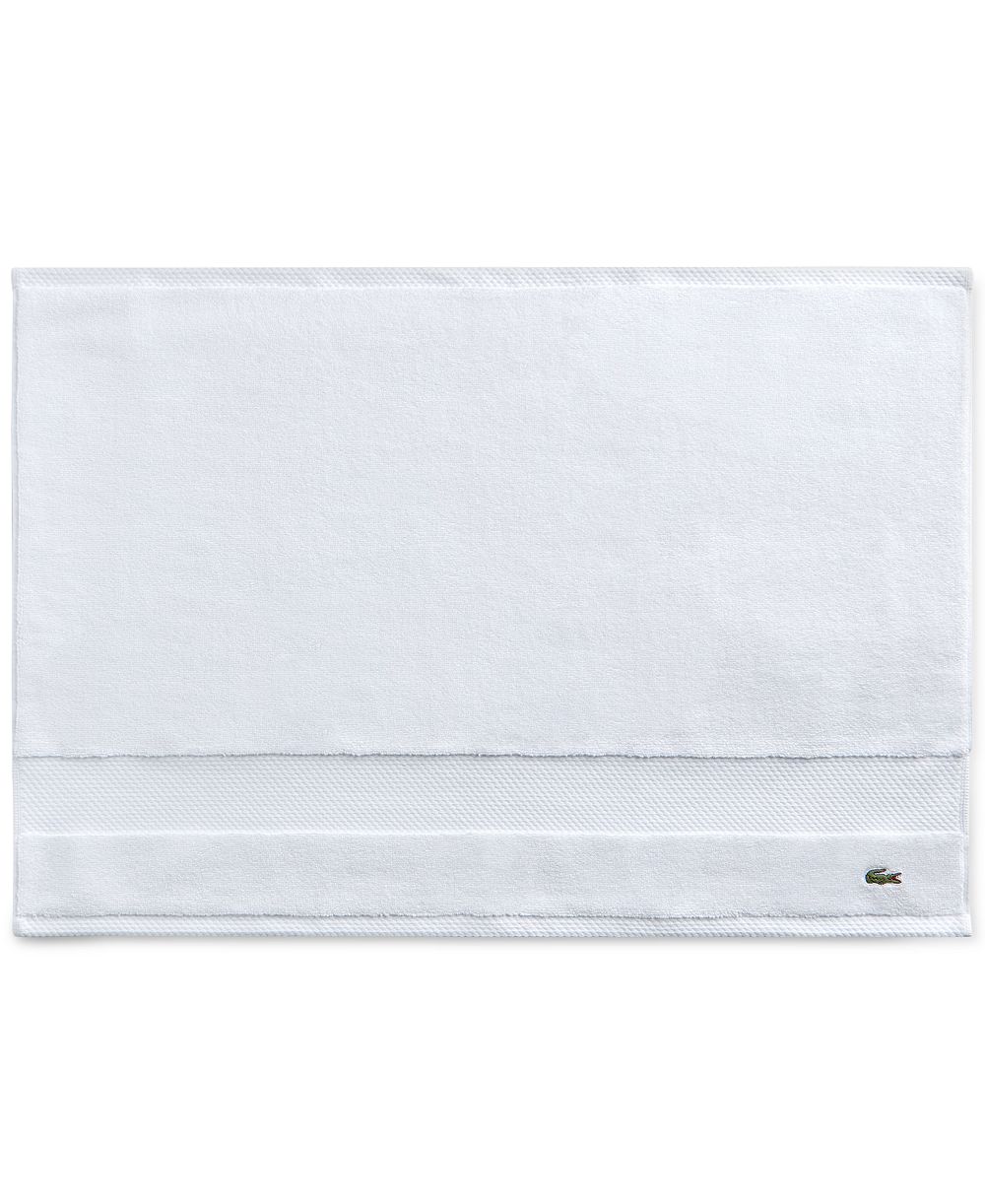 Lacoste Home Heritage антибактериальный коврик для ванной из хлопка Supima, 21" x 31"