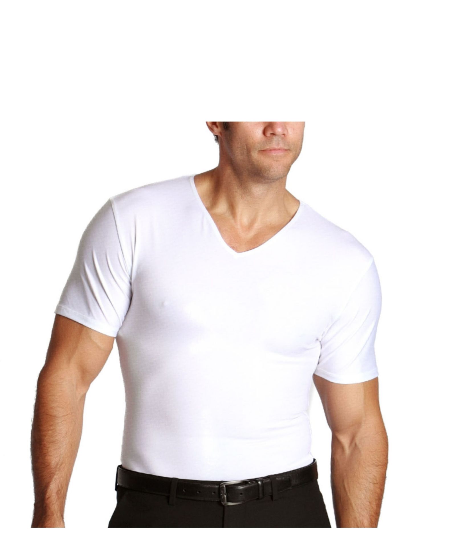 Мужская футболка Insta Slim Compression Short Sleeve V-Neck