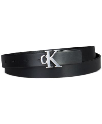 Женский ремень Calvin Klein CK Monogram Buckle Skinny