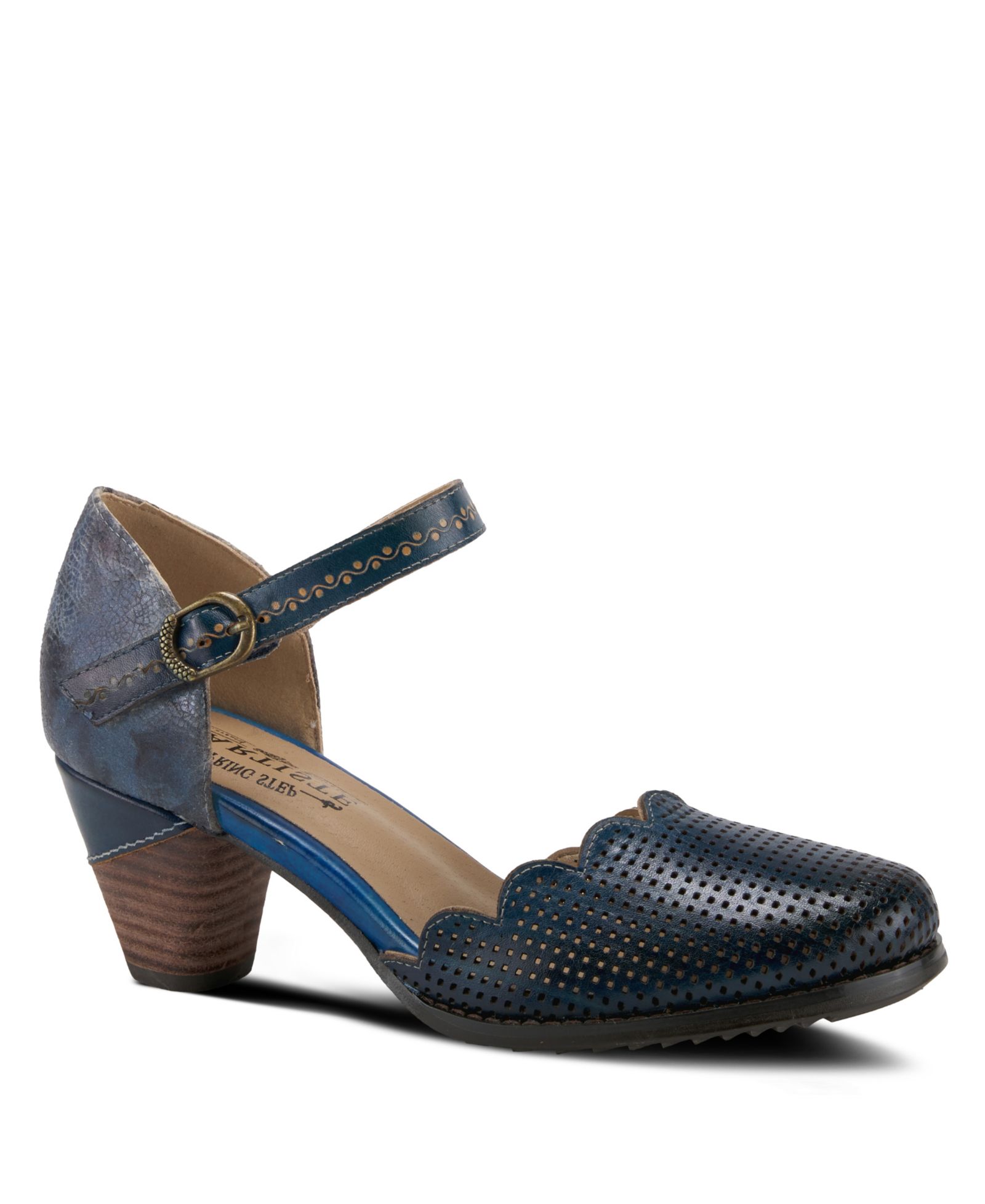 L'Artiste Женские D'Orsay Pumps Parchelle Hand-Painted Leather