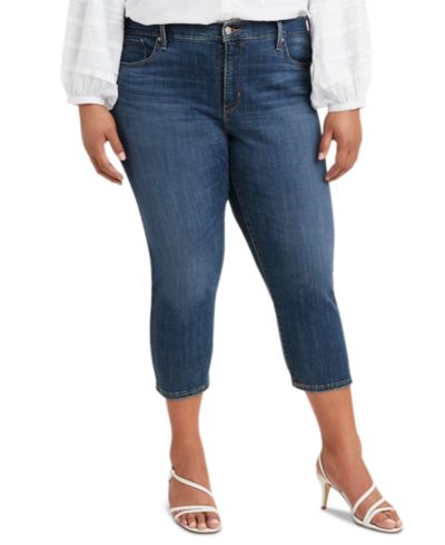 Levi's® Trendy Plus Size 311 Shaping Skinny Capri Jeans