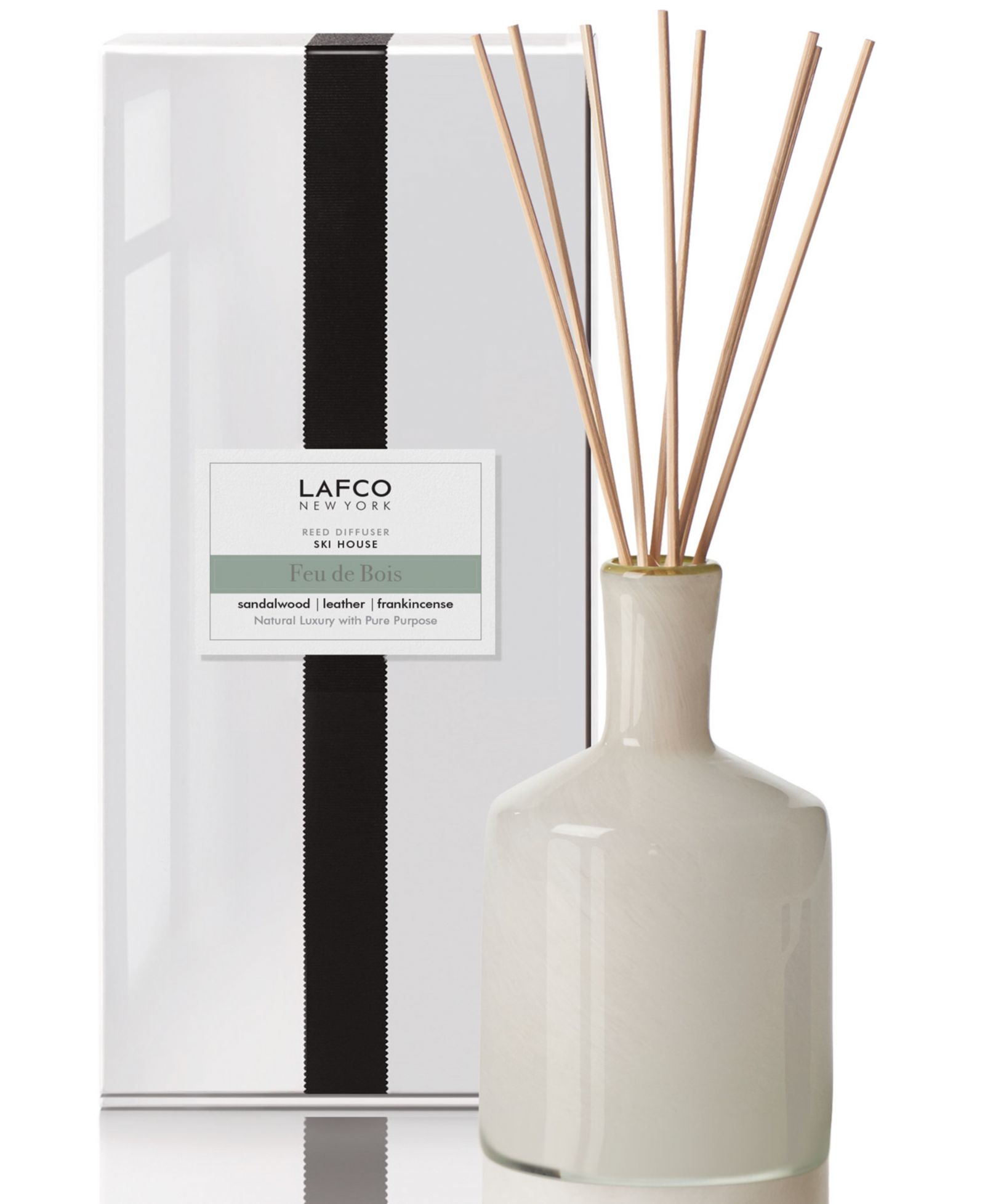 LAFCO New York Feu de Bois Классический диффузор с палочками, 6-oz.