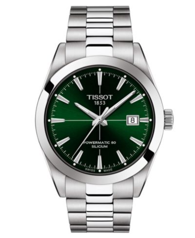 Tissot Мужские часы Gentleman Powermatic 80 Silicium Stainless Steel 40mm