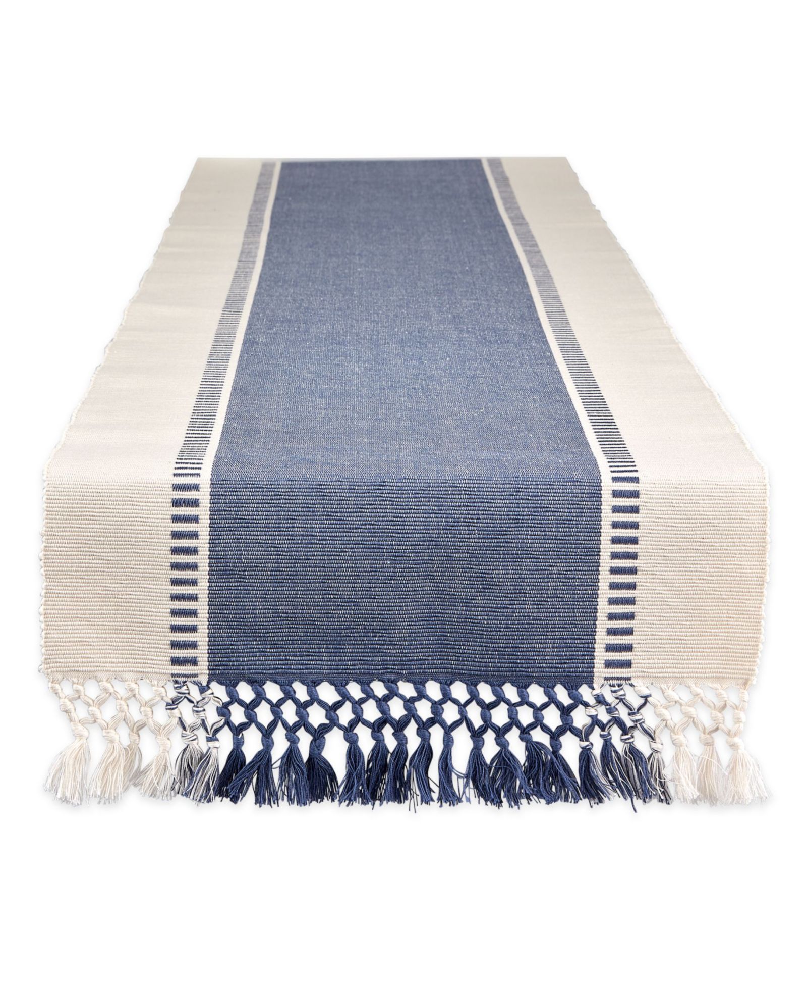 Design Imports Dobby Stripe Table Runner, 13" x 72"