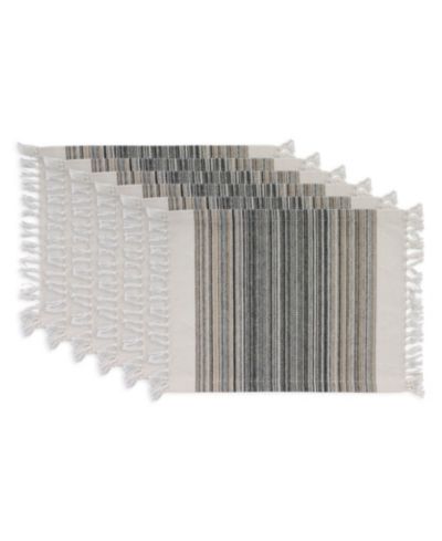 Design Imports Подставки под тарелки в полоску 13" x 20" 6 шт.