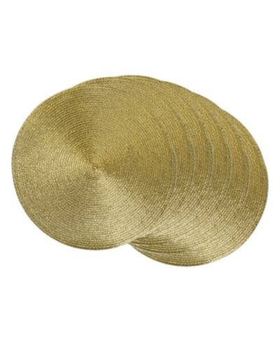Декоративная подставка Design Imports Metallic Round, 6 шт