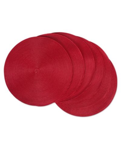 Круглая плетёная подставка под тарелку Design Imports из полипропилена 6 шт