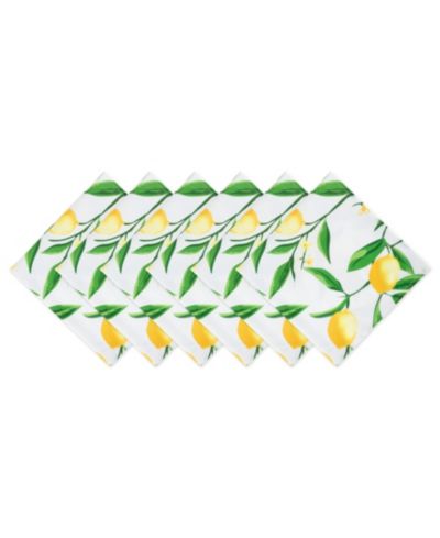 Салфетка для стола Design Imports Lemon Bliss Print, Set of 6