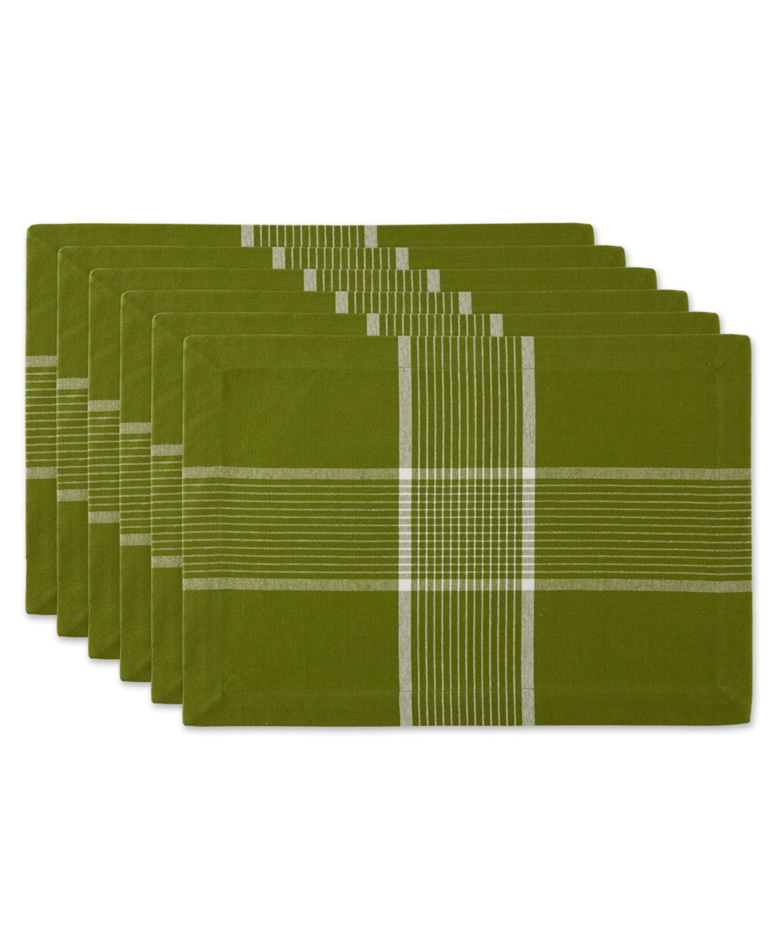 Design Imports Fiesta Check Placemat, Set of 6